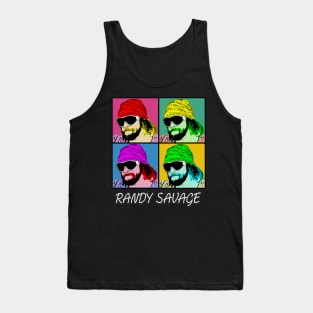 Randy Savage Pop Art Style Tank Top